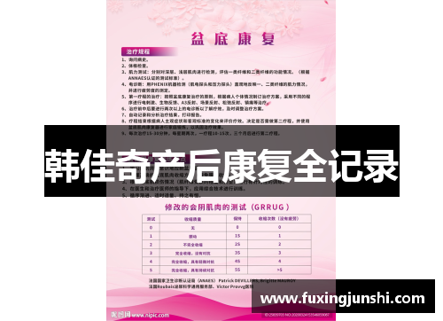韩佳奇产后康复全记录